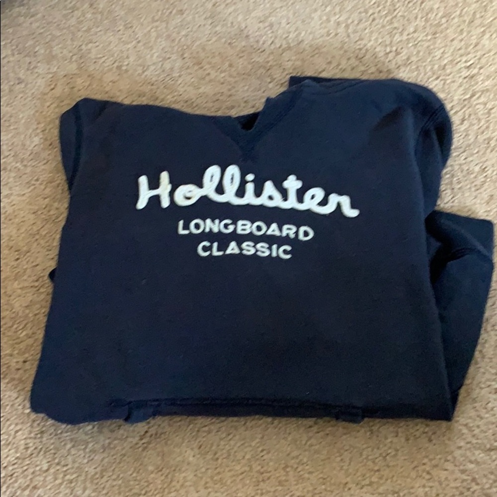 Hollister Longboard Classic Sweatshirt Navy Blue | Size: Medium